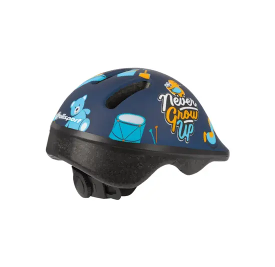 Polisport Kinder Fietshelm Toys - 44/48 CM - Blauw Mat