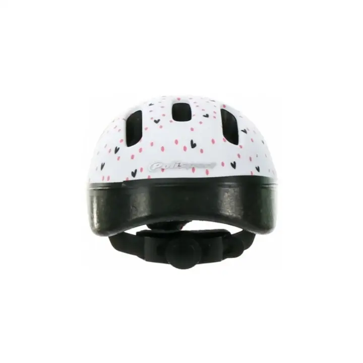 Polisport Kinder Fietshelm Hoggy - 44/48 CM - Wit/Roze Mat