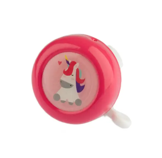 PexKids Fietsbel - Kinder Fietsbel - Eenhoorn - Roze