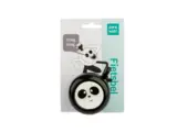 PexKids Fietsbel - Kinder Fietsbel - Panda - Zwart / Wit