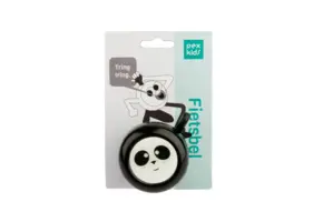 PexKids Fietsbel - Kinder Fietsbel - Panda - Zwart / Wit