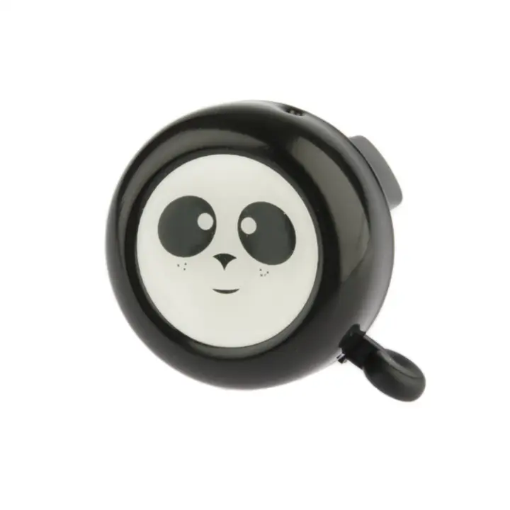 PexKids Fietsbel - Kinder Fietsbel - Panda - Zwart / Wit