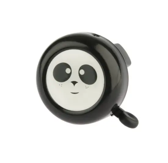 PexKids Fietsbel - Kinder Fietsbel - Panda - Zwart / Wit