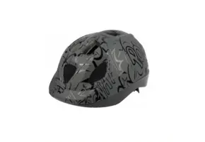 Polisport Kinder Fietshelm D.B. Ballons - 46/53 CM - Grijs/Zwart