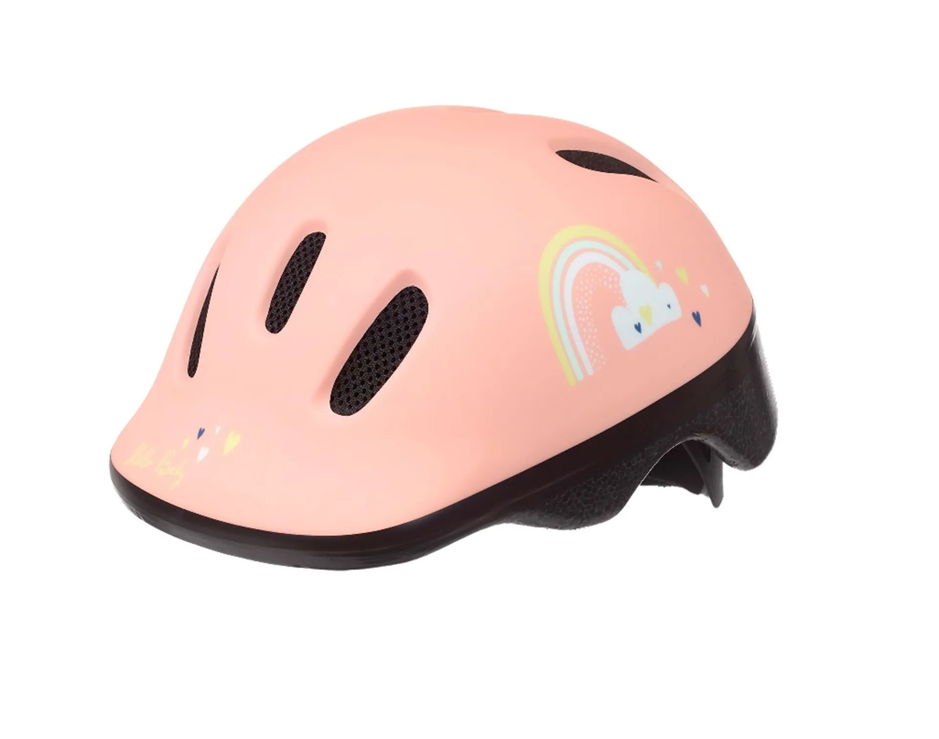 Polisport Kinder Fietshelm Happy Rainbow - 44/48 CM - Roze