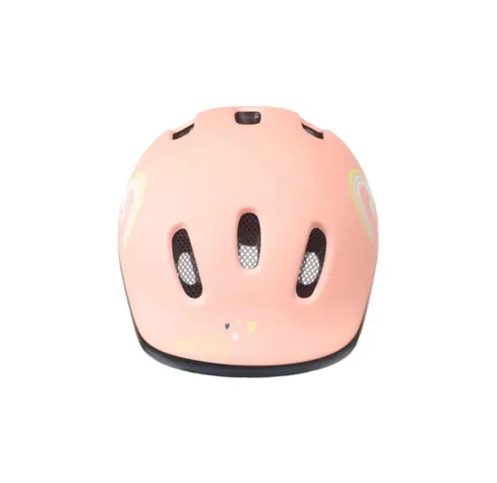 Polisport Kinder Fietshelm Happy Rainbow - 44/48 CM - Roze