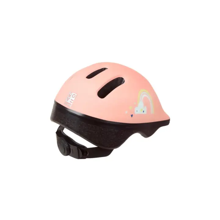 Polisport Kinder Fietshelm Happy Rainbow - 44/48 CM - Roze