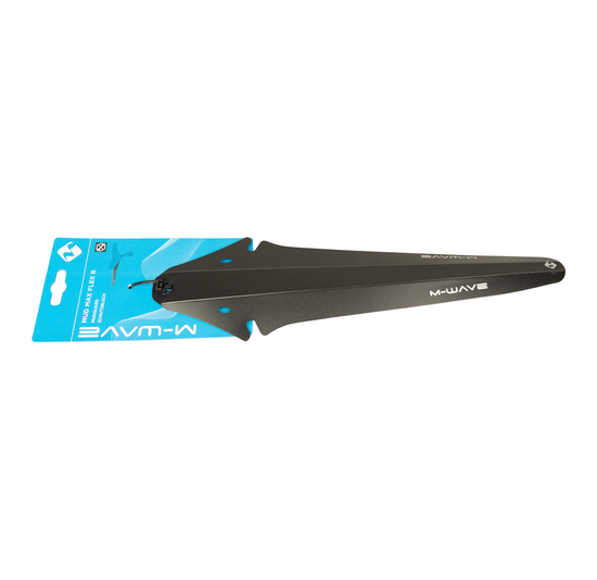 M-Wave Achterspatbord - Mud Max Flex - Zwart