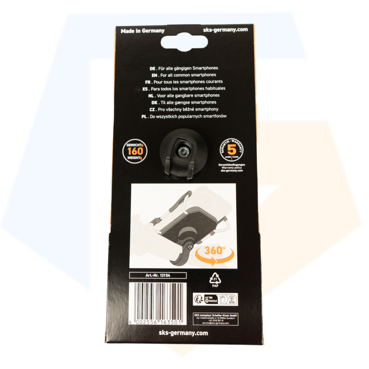 SKS SmartGrab 360 - Telefoonhouder - Zwart