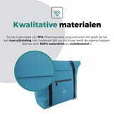 Voltano Shopper Enkele Fietstas - Reflective Blauw - 22-27 Liter - Waterdicht