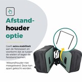 Voltano Dubbele Fietstas Modern Mintgroen / Zwart - Reflective - 50 Liter - Waterdicht