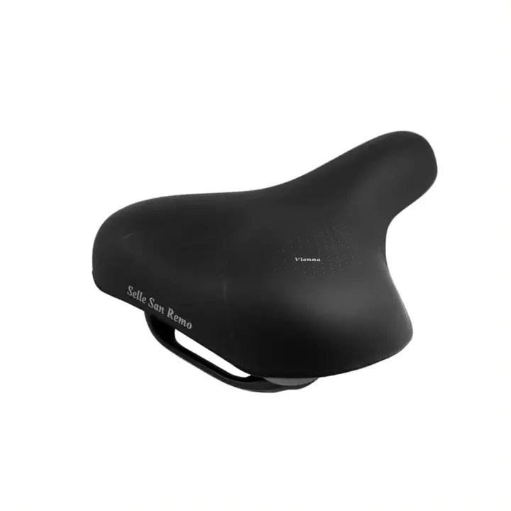 Selle San Remo Vienna Fietszadel - Met Handgreep - Zwart