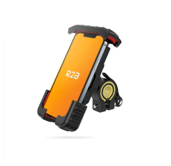R2B Telefoonhouder Delft - Heavy Duty - Universeel -  Zwart