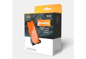 R2B Telefoonhouder Gouda - 4 T/M 7,5 Inch - Zwart