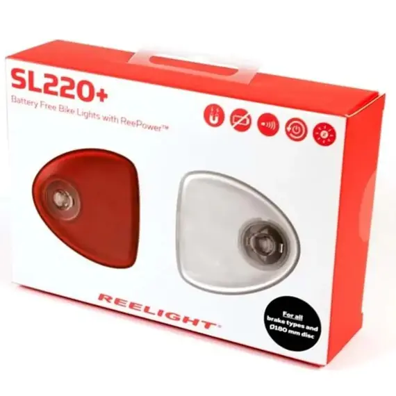 Reelight SL220+ Flash - Voor En Achter - Fietsverlichtingset