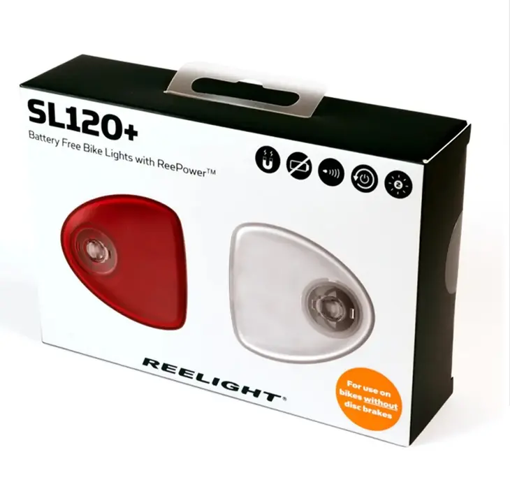 Reelight SL120+ Flash - Voor En Achter - Fietsverlichtingset - Magnetisch