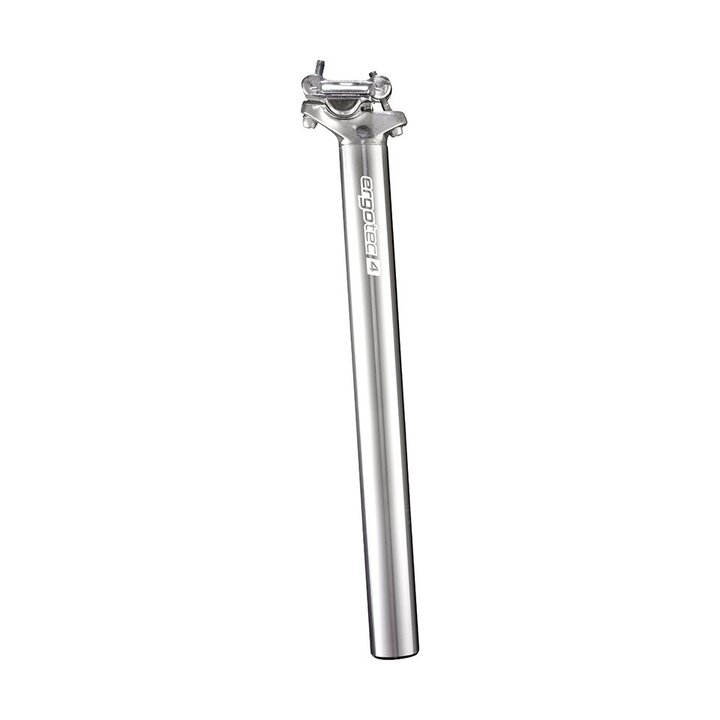 Ergotec Zadelpen - 350mm 27.2 - Zilver