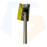 Post Moderne Geveerde Zadelpen ATB - 27.2 - Zilver