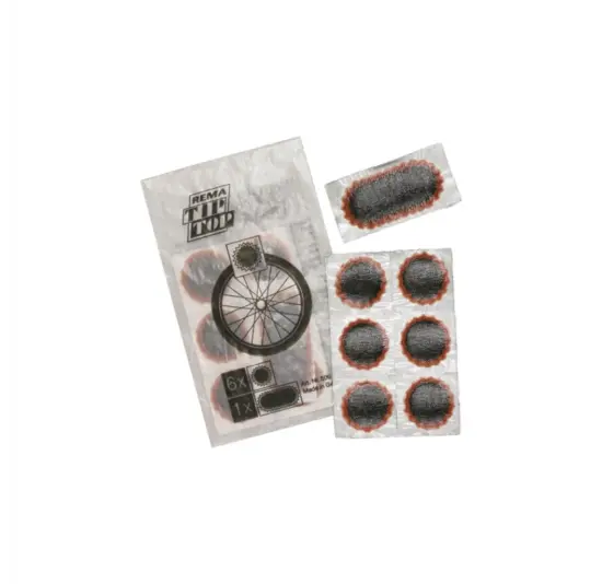 Rema Pleister Strip - 6xF1 1XF2 - Zwart/Rood
