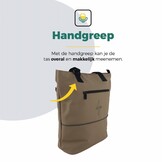 Voltano E-bike City Shopper - Khaki - 22 Liter