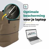 Voltano E-bike City Shopper - Khaki - 22 Liter
