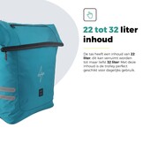 Voltano Fietstrolley Tas Turquoise Blauw - Fietstas en Trolley in 1