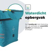 Voltano Fietstrolley Tas Turquoise Blauw - Fietstas en Trolley in 1