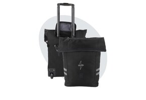 Voltano Fietstrolley Tas Zwart