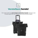 Voltano Fietstrolley Tas Zwart - Fietstas en Trolley in 1