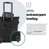 Voltano Fietstrolley Tas Zwart - Fietstas en Trolley in 1