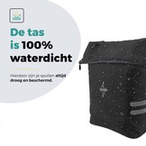 Voltano Fietstrolley Tas Zwart - Fietstas en Trolley in 1