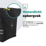 Voltano Fietstrolley Tas Zwart - Fietstas en Trolley in 1