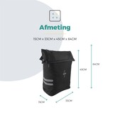Voltano Fietstrolley Tas Zwart - Fietstas en Trolley in 1