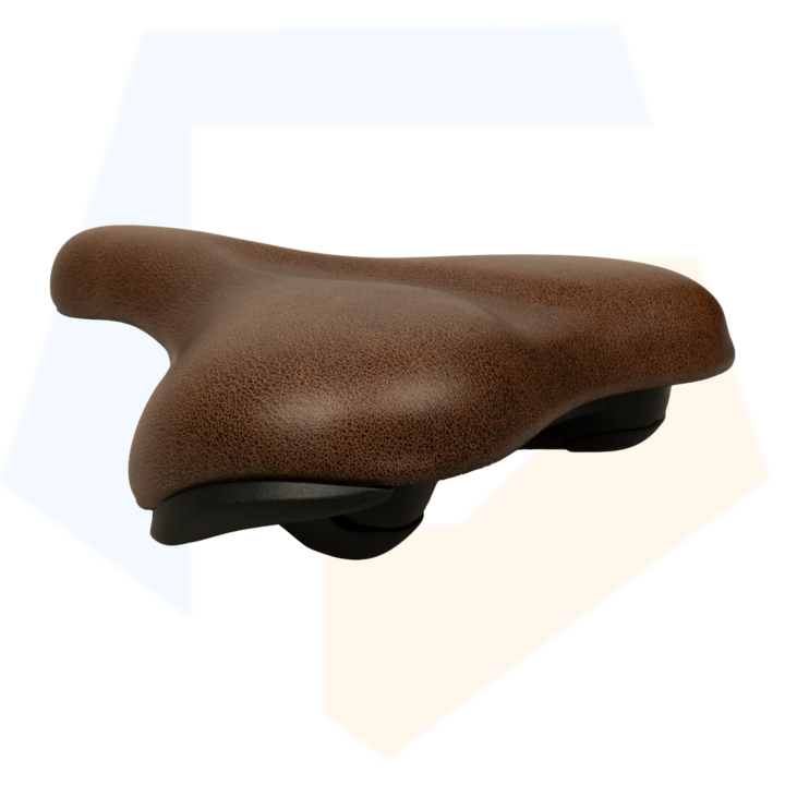 Selle San Remo Liège Fietszadel - Met Bumper - Bruin