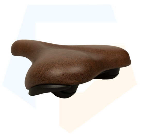 Selle San Remo Liège Fietszadel - Met Bumper - Bruin