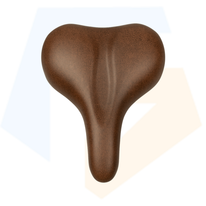 Selle San Remo Liège Fietszadel - Met Bumper - Bruin