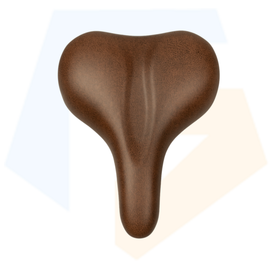 Selle San Remo Liège Fietszadel - Met Bumper - Bruin