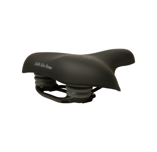 Selle San Remo Vienna Fietszadel - Met Handgreep - Zwart