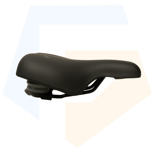 Selle San Remo Vienna Fietszadel - Met Handgreep - Zwart