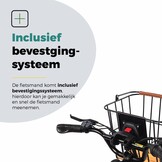 Voltano Stalen Fietsmand 23 Liter - Zwart / Bruin Hout - Incl. Bevestiging en Handvat