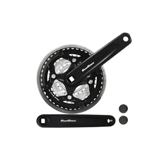 Sunrace Crankstel FCM513 - 42-34-24T - Zwart