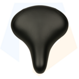 Selle San Remo Fietszadel - Hoekbescherming - Zwart