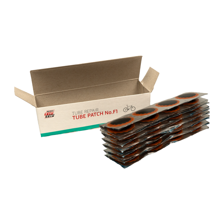 Rema Tip Top Pleister - 100xF1 25mm - Zwart/Rood