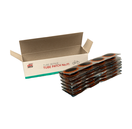 Rema Tip Top Pleister - 100xF1 25mm - Zwart/Rood