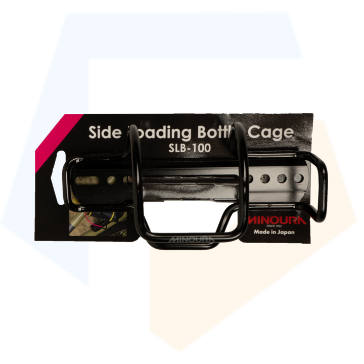 Minoura Bidonhouder SLB-100L - Zij-inlaat Links - Zwart