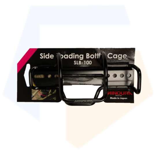 Minoura Bidonhouder SLB-100L - Zij-inlaat Links - Zwart