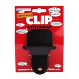 NietVerkeerd Klem Voor Hockey/Racketclip - Incl. Kabelbinders - Zwart