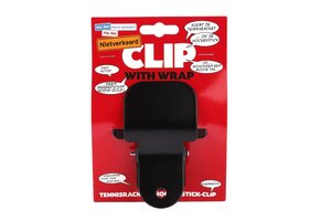 NietVerkeerd Klem Voor Hockey/Racketclip - Incl. Kabelbinders - Zwart
