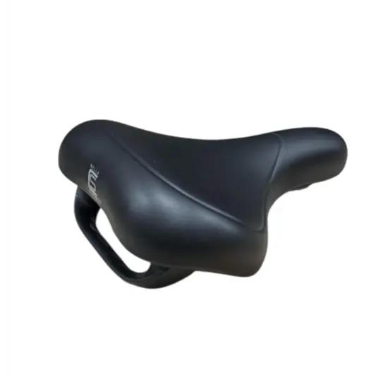 Selle Comfort E-bike Soft Fietszadel Met Handgreep - Zwart