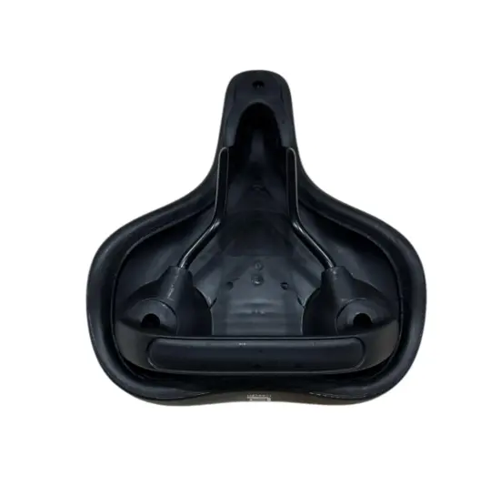 Selle Comfort E-bike Soft Fietszadel Met Handgreep - Zwart